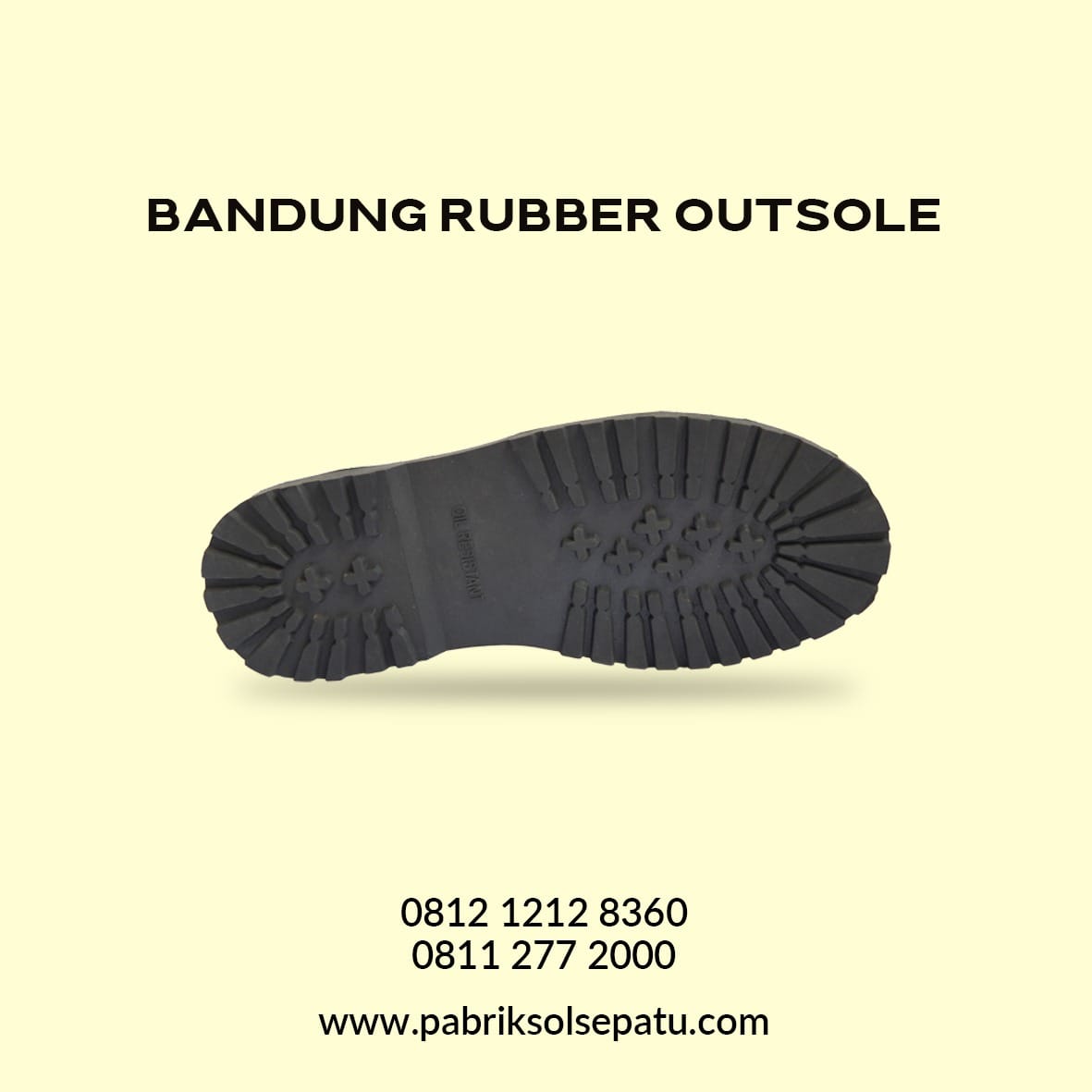 sol sepatu karet 240